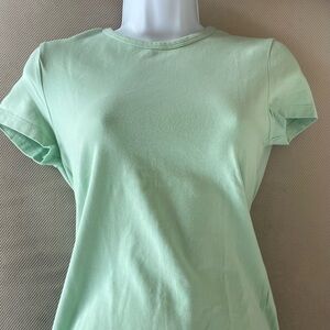 French Connection mint green crew neck t-shirt